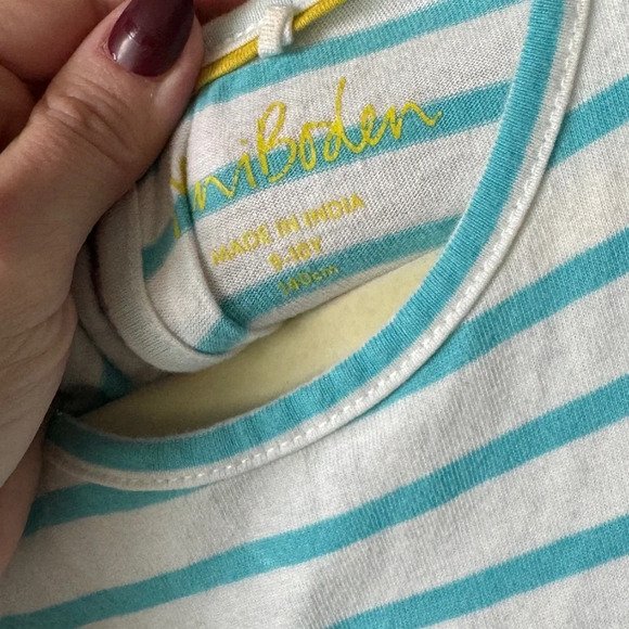 Mini Boden mermaid tulle dress appliqué embroidered knee length girls ruffles - Picture 4 of 10